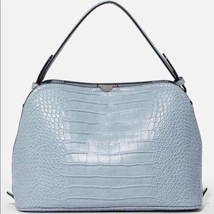 Light Blue Dome Crossbody